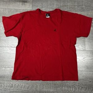 Vintage 90s Nike Jordan T Shirt Mens Size L Made In USA Heavy Weight Embroidered